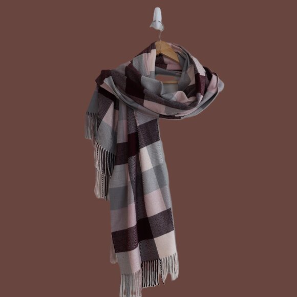 Love & Lore Scarf -  Plaid -  Pashmina - Shawl - Picture 6 of 7